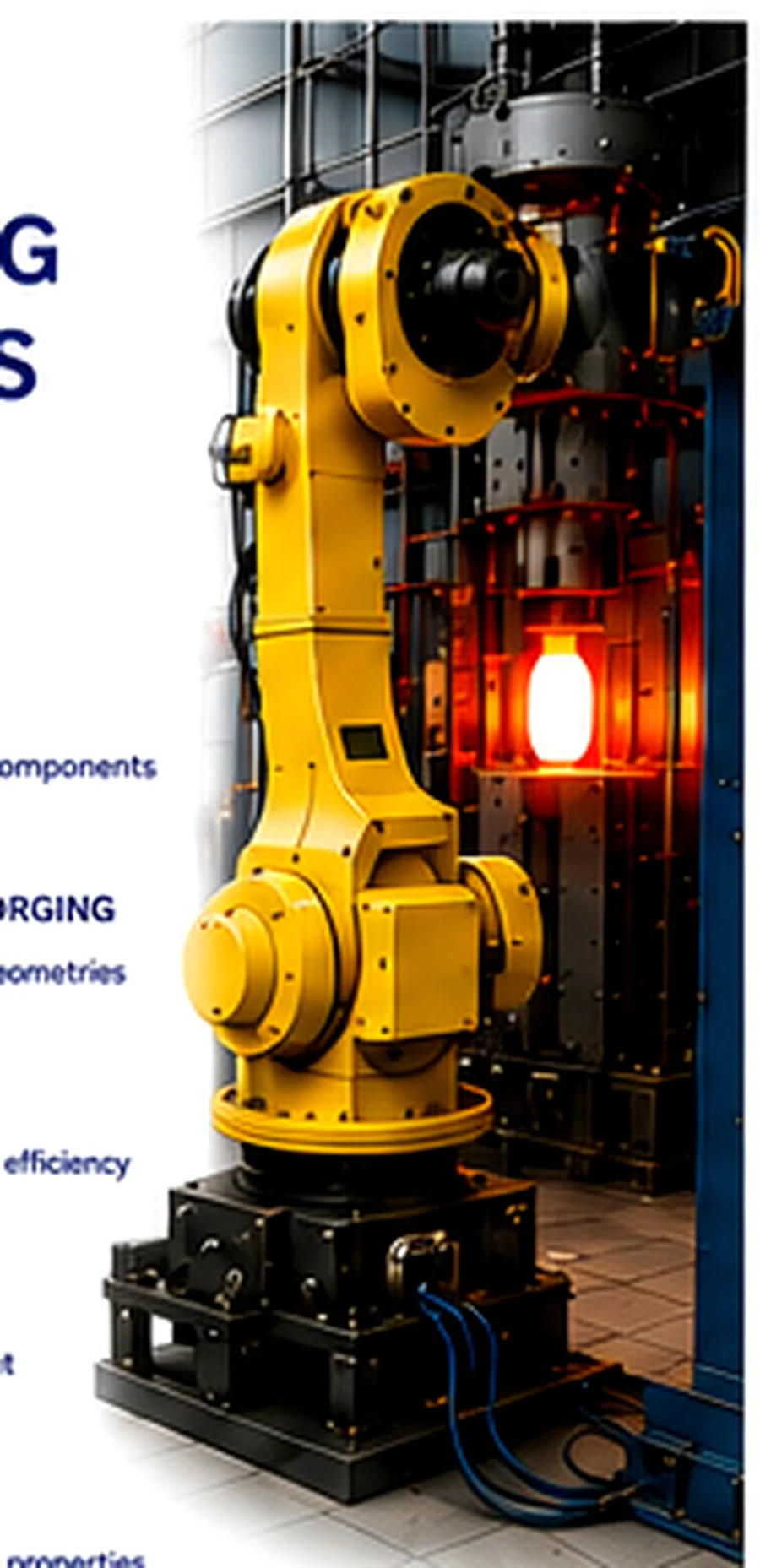 Industrial forging equipment representing Sun Inox manufacturing capability
